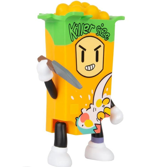 Stumble Guys Action Figure Pmi Cereal Killer Con Adesivi Esclusivi Nascosti