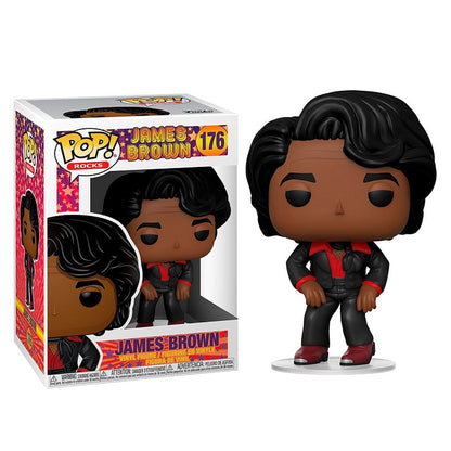 Funko Pop Rocks - James Brown 176 Vinyl Action Figure Statuetta Da Collezione