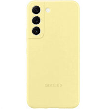 Samsung Silicone Cover Galaxy S22 Yellow Cellulare Custodia Giallo Morbida 5G