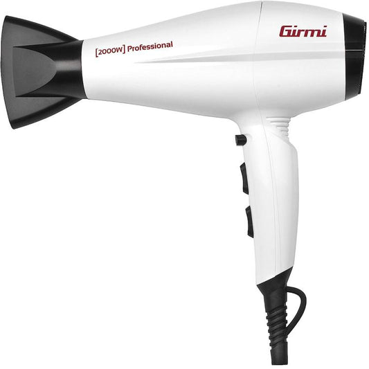 Girmi Asciugacapelli Professionale Motore-Ac Ph45 2000W Bianco 3 Temperature