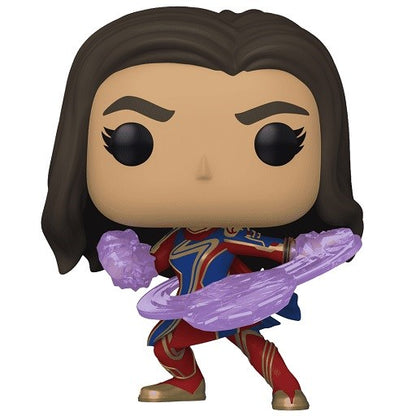 Funko Pop ! Marvel Studios - The Marvels - (1251) Ms Marvel (Glows In The Dark)