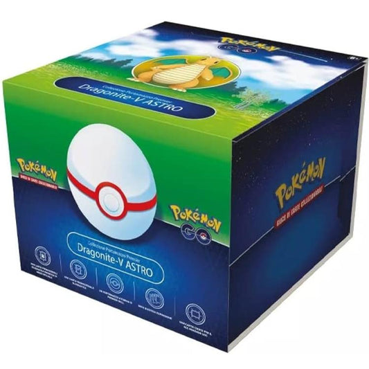 Pokemon Go - Dragonite-V Astro Collezione Portamazzo Premier Special Tgc Gcc