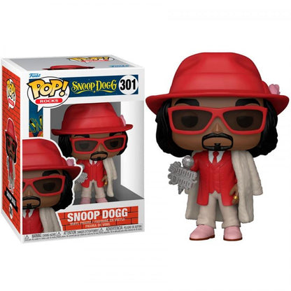 Funko Pop ! Rocks Snoop Dogg - Snoop Dogg (301) Vinyl Figure Rapper Con Occhiali