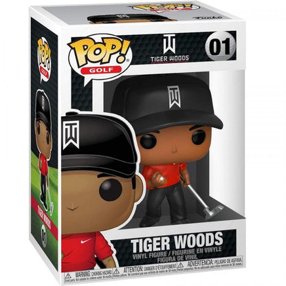 Funko Pop Golf - Tiger Woods (01) With T-Shirt Sport Vinyl Figure Da Collezione