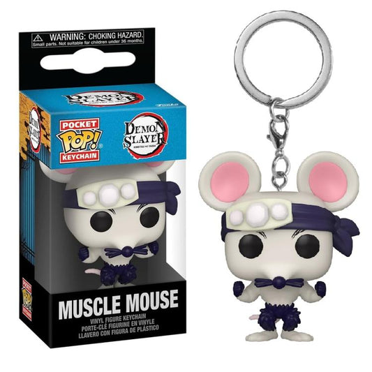 Funko Pop ! Keychain Animation - Demon Slayer (Muscle Mouse) Portachiavi Vinyl