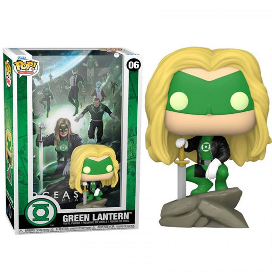 Funko Pop Comic Cover Marvel Dc - Green Lantern (06) Vinyl Figure Da Collezione