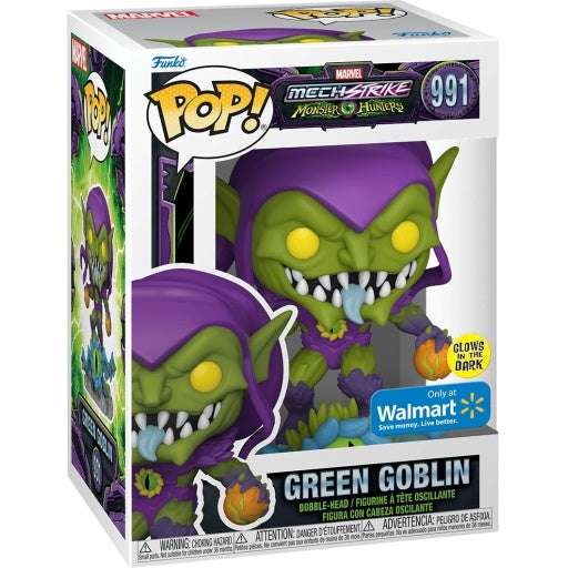 Funko Pop ! Marvel Mechstrike Monster Hunters - Green Goblin (991) G.I.T.D Exm