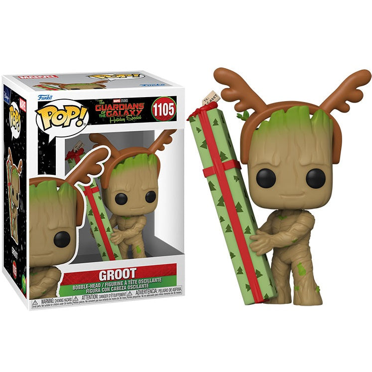 Funko Pop ! Marvel - The Guardians Of The Galaxy Holiday Special (1105) Groot
