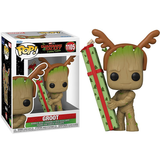 Funko Pop ! Marvel - The Guardians Of The Galaxy Holiday Special (1105) Groot