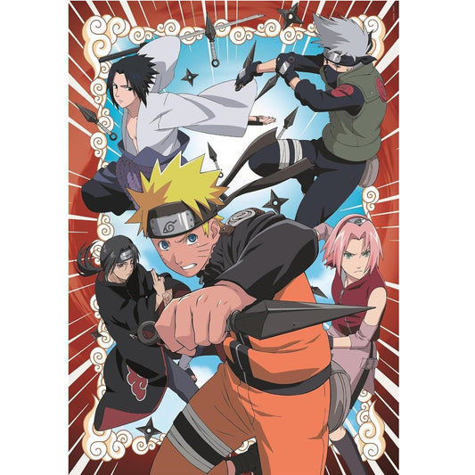 Clementoni Puzzle Naruto Shippuden 1000 Pezzi Puzzle Adulti + Poster Incluso