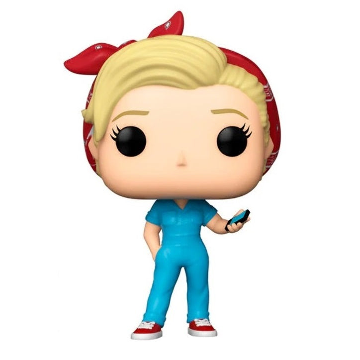 Funko Pop ! Television Parks And Recreation (1146) Leslie The Riveter Figure 9Cm