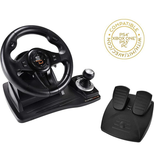 Superdrive Volante Racing Drive Pro Gs500 Leva Cambio Pedali Ps4-Xbox One-Pc-Ps3