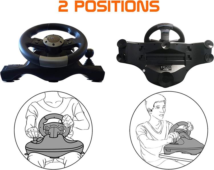 Superdrive Volante Racing Drive Pro Gs700 Leva Cambio Pedali Ps4-Xbox One-Pc-Ps3