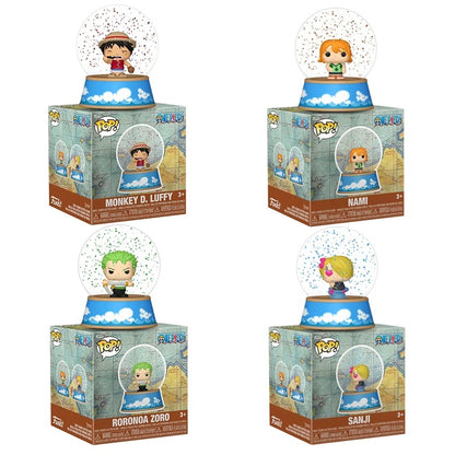 FUNKO Mini Snow Globe Blind Box - One Piece (1pz Random) Glitter Special - OP