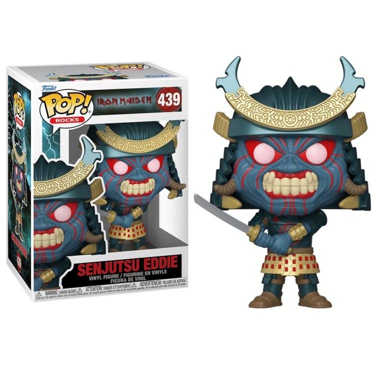 Funko Pop ! Rocks - Iron Maiden (439) Senjutsu Eddie Vinyl Figure 9Cm Samurai