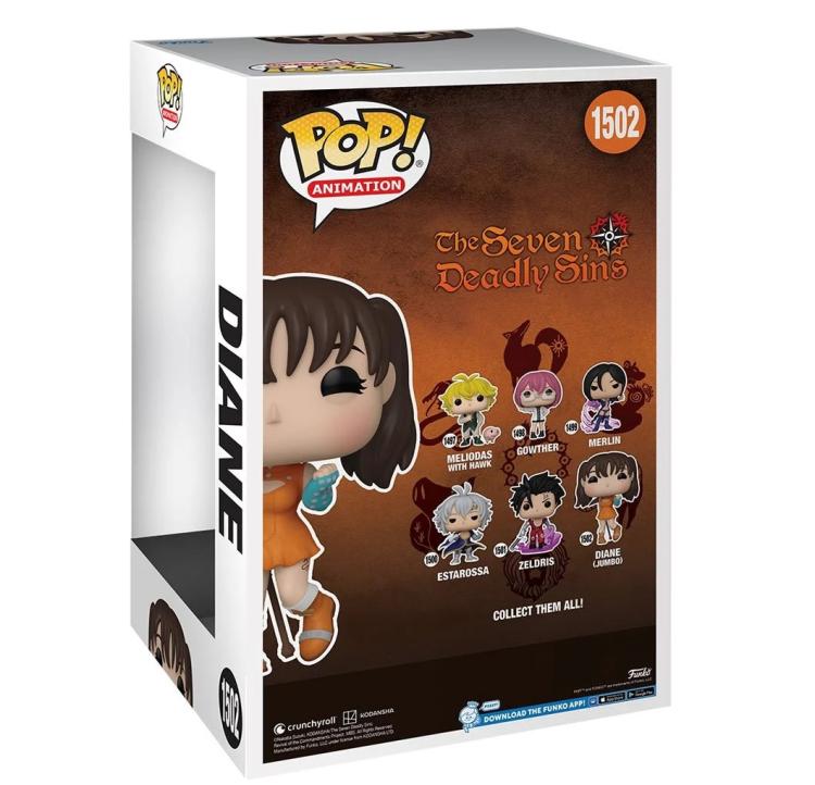 Funko Pop ! Animation Seven Deadly Sins S2 (1502) Diane Vinyl Figure 25Cm