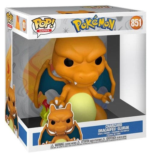 Funko Pop ! Games Pokemon Jumbo - Charizard (851) Figure 25Cm Big Size