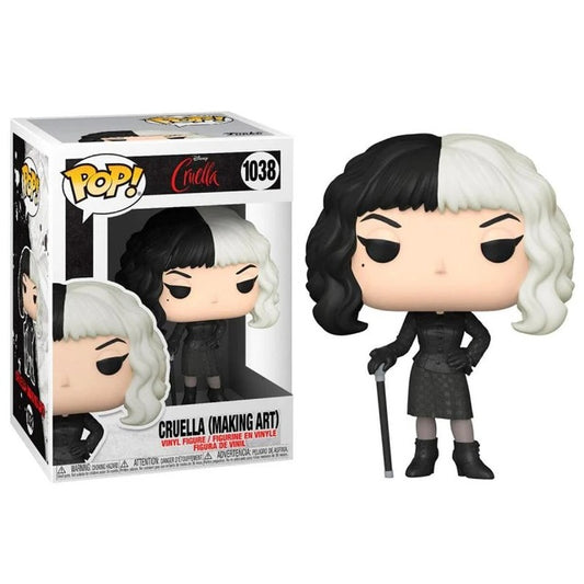Funko Pop ! Disney Cruella - (1038) Cruella (Making Art) Vinyl Figure Crudelia