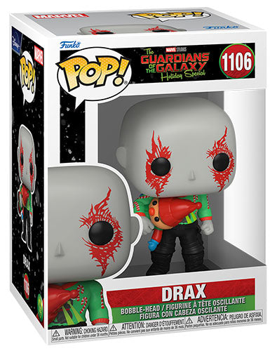 Funko Pop ! Marvel - The Guardians Of The Galaxy Holiday Special (1106) Drax