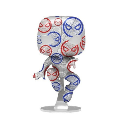 Funko Pop Art Series Marvel 35 Spiderman Special Edition Custodia Rigida Gitd