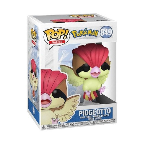 Funko Pop ! Games Pokemon - Pidgeotto (849) Vinyl Bird Figure Da Collezione Poke
