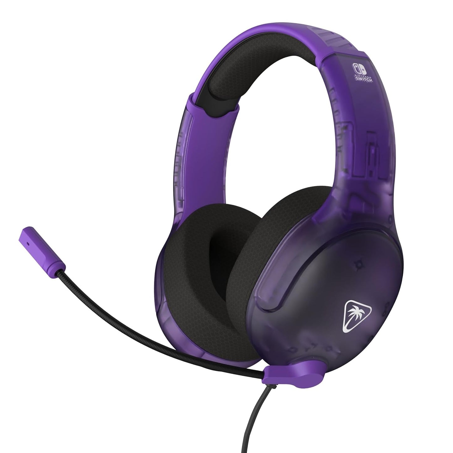 TURTLE BEACH Airlite™ Fit Cuffie da gioco Wired Gaming per Nintendo Switch 1 e 2 (Ghost Purple) Microfono flip-and-mute, padiglioni auricolari dal comfort superiore, licenza ufficiale per tutti i Nintendo Switch
