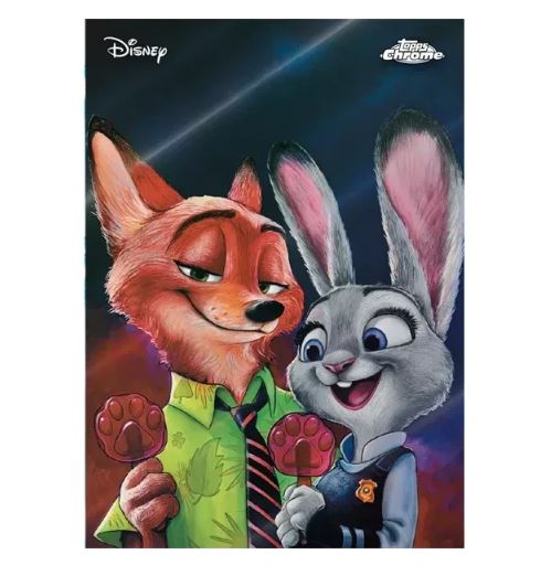 Topps Chrome Disney 2026 Value Box Card Collezionabili 32 Carte Ufficiali - 8 Buste TCG