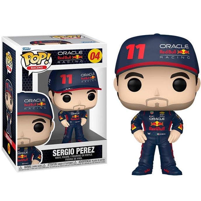 Funko Pop ! Racing Formula 1 Sergio Perez - (04) F1 Oracle Red Bull Team 9Cm