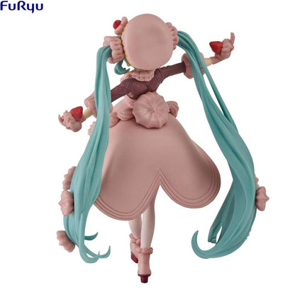 Furyu Hatsune Miku Sweetsweets Strawberry Chocolate Figure Pvc 17Cm Statuetta