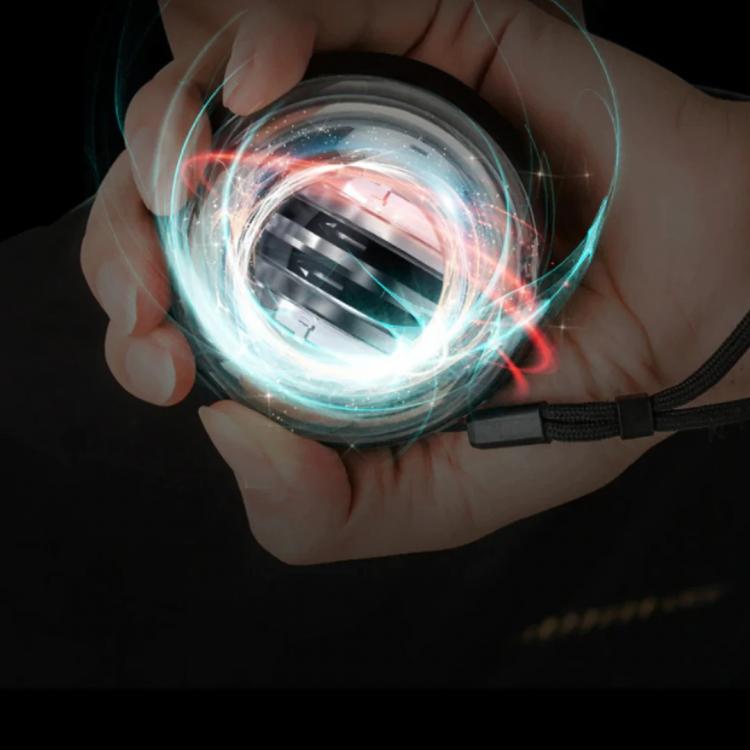 Gyro Ball Palla Allenamento Resistenza Polso Braccio Giroscopio Led Antistress