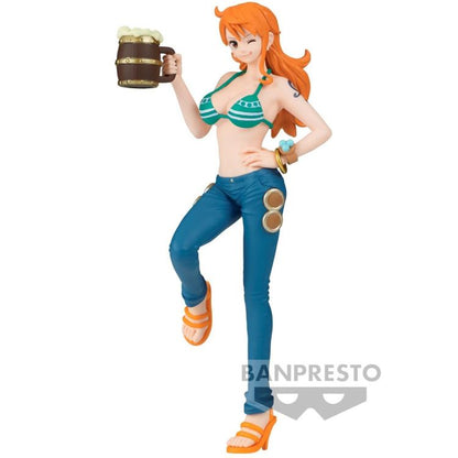 BANPRESTO ONE PIECE IT'S A BANQUET (NAMI) FIGURE PVC STAUTA DA COLLEZIONE BANDAI