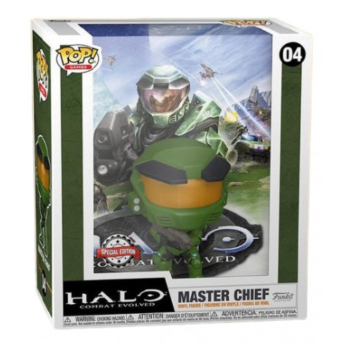 Funko Pop ! Games Cover Halo Combat Evolved - (04) Master Chief Figure Xbox