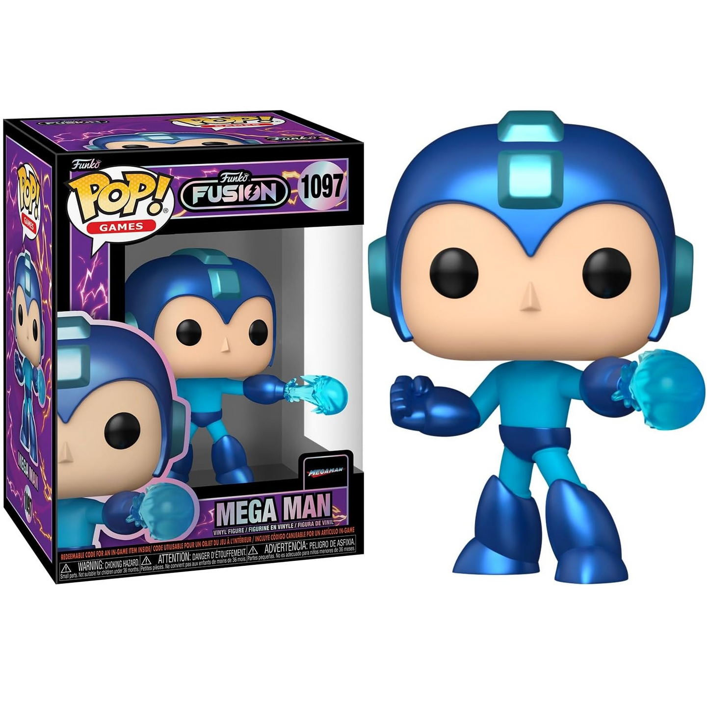 Funko Pop! Games Funko Fusion (1097) Mega Man - Vinyl Figure 9cm