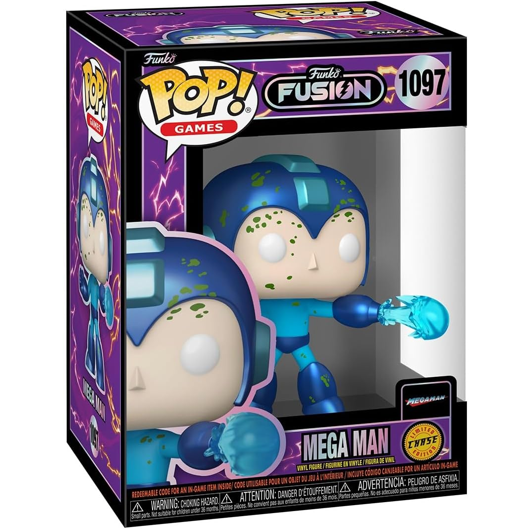Funko Pop! Games Funko Fusion (1097) Mega Man Chase Edition - Vinyl Figure 9cm