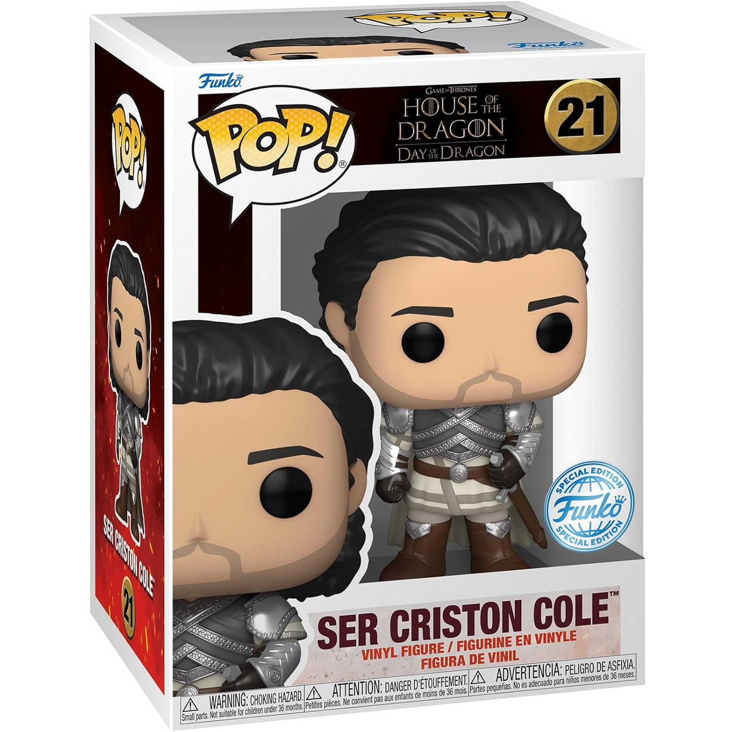 Funko Pop! House of the Dragon (21) Ser Criston Cole Special Edition - Vinyl Figure 9cm