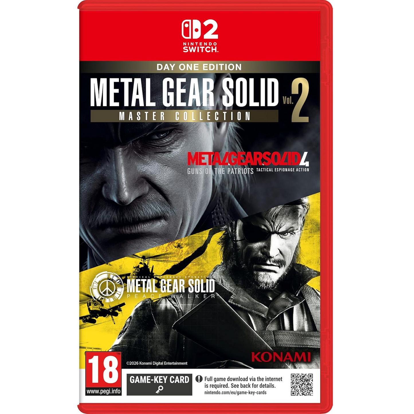 Metal Gear Solid: Master Collection Vol. 2 Day One Edition Nintendo Switch 2 (Preordine)