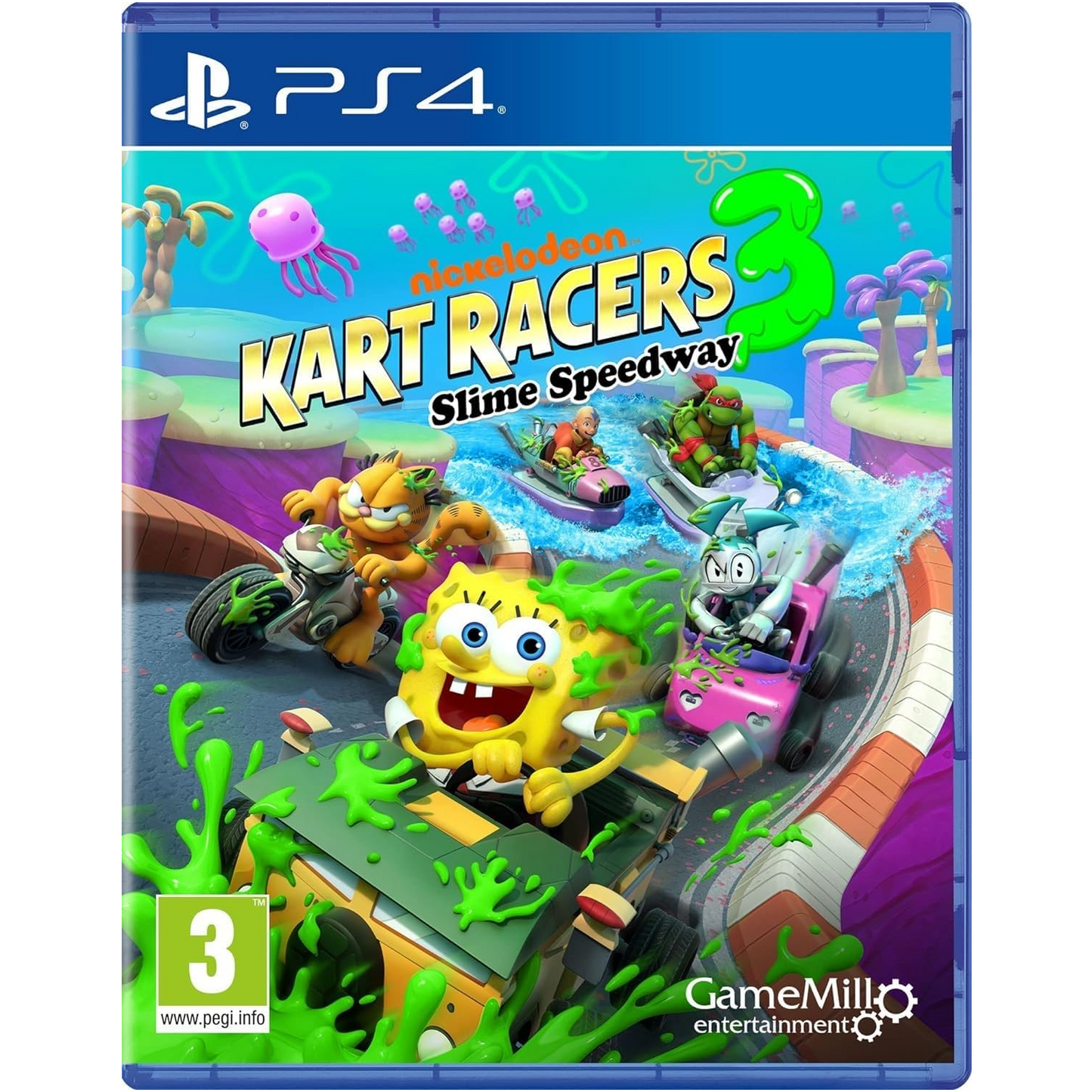 Nickelodeon Kart Racers 3 Slime Speedway Ps4 Videogioco PAL Italiano Playstation 4 Nuovo Sigillato