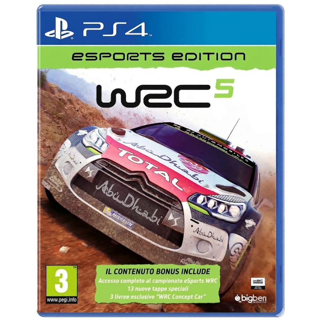 WRC 5 Esports Edition Ps4 Videogioco PAL Italiano Playstation 4 Nuovo Sigillato