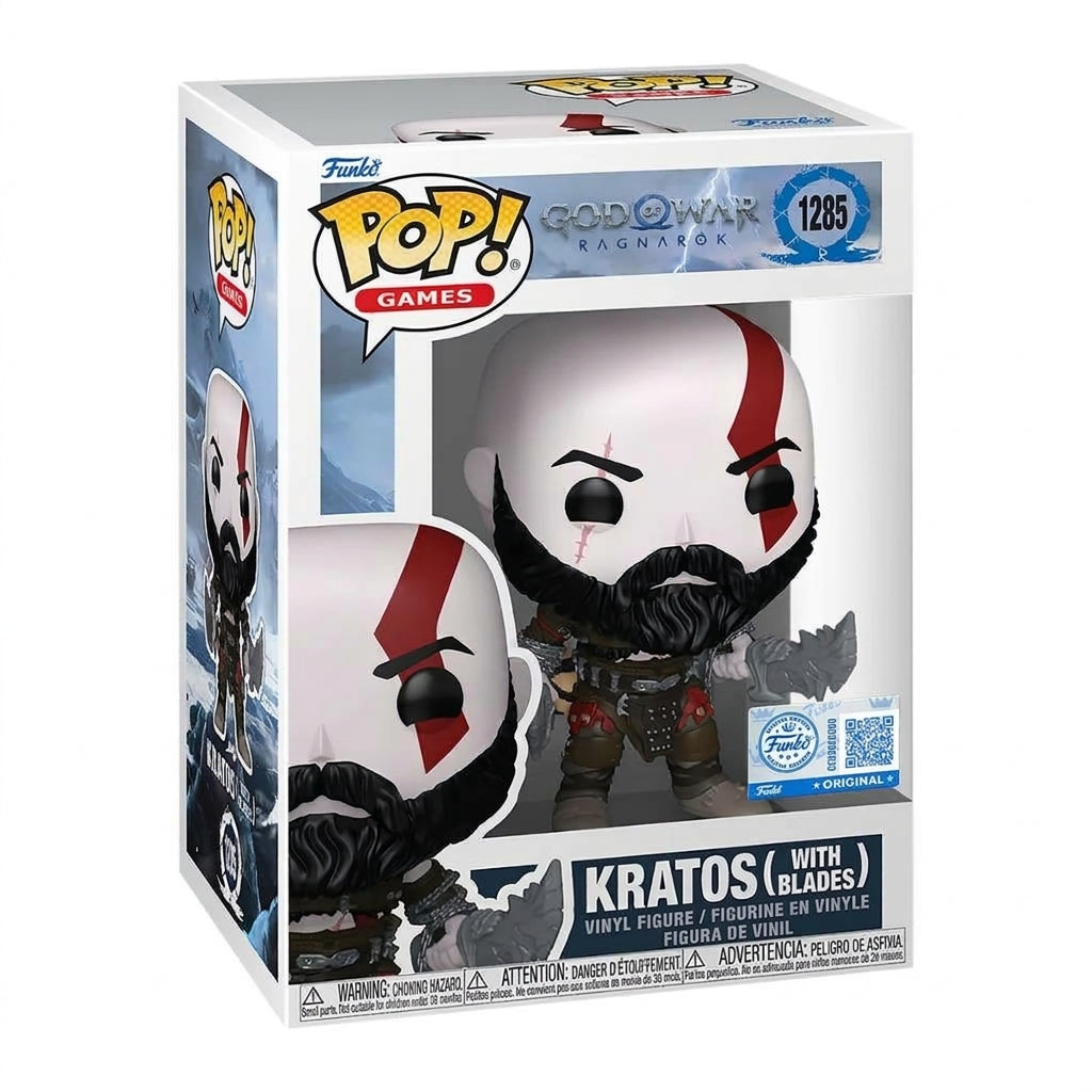 Funko POP! Games: God of War Ragnarock – Kratos (with Blade) (1285) Limited Edition