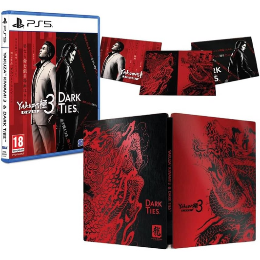 Yakuza Kiwami 3 & The Dark Ties SteelBook Edition Ps5 Videogioco Playstation 5