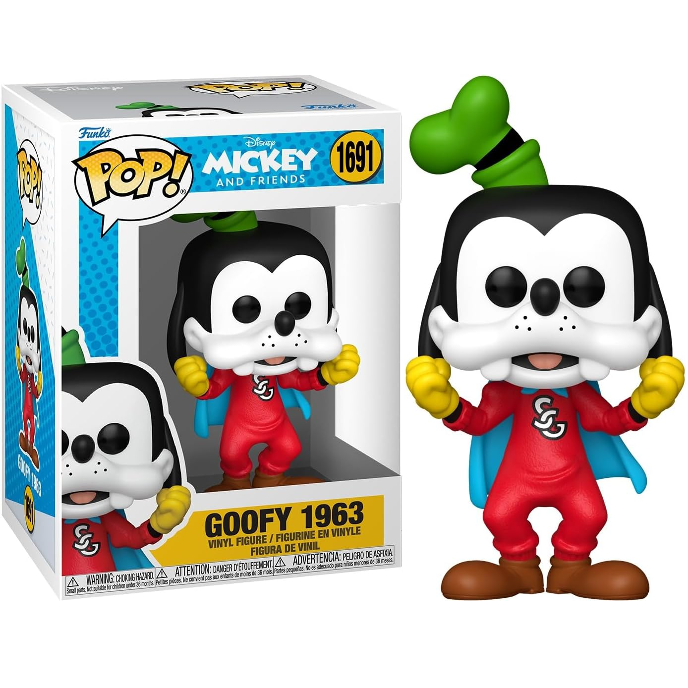 Funko Pop! Disney Mickey And Friends (1691) Goofy 1963 - Vinyl Figure 9cm