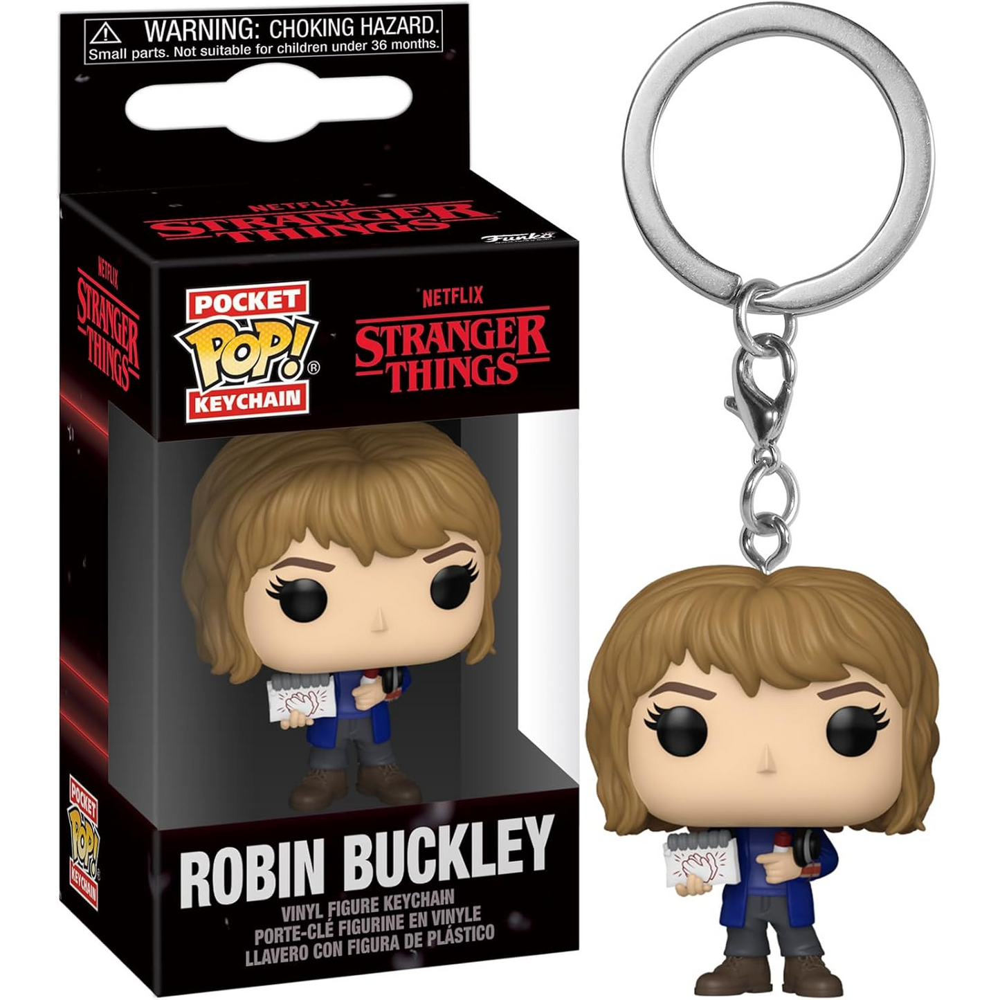 Funko Pocket Pop! Keychain: Stranger Things - Robin Buckley Mini Figure 4cm