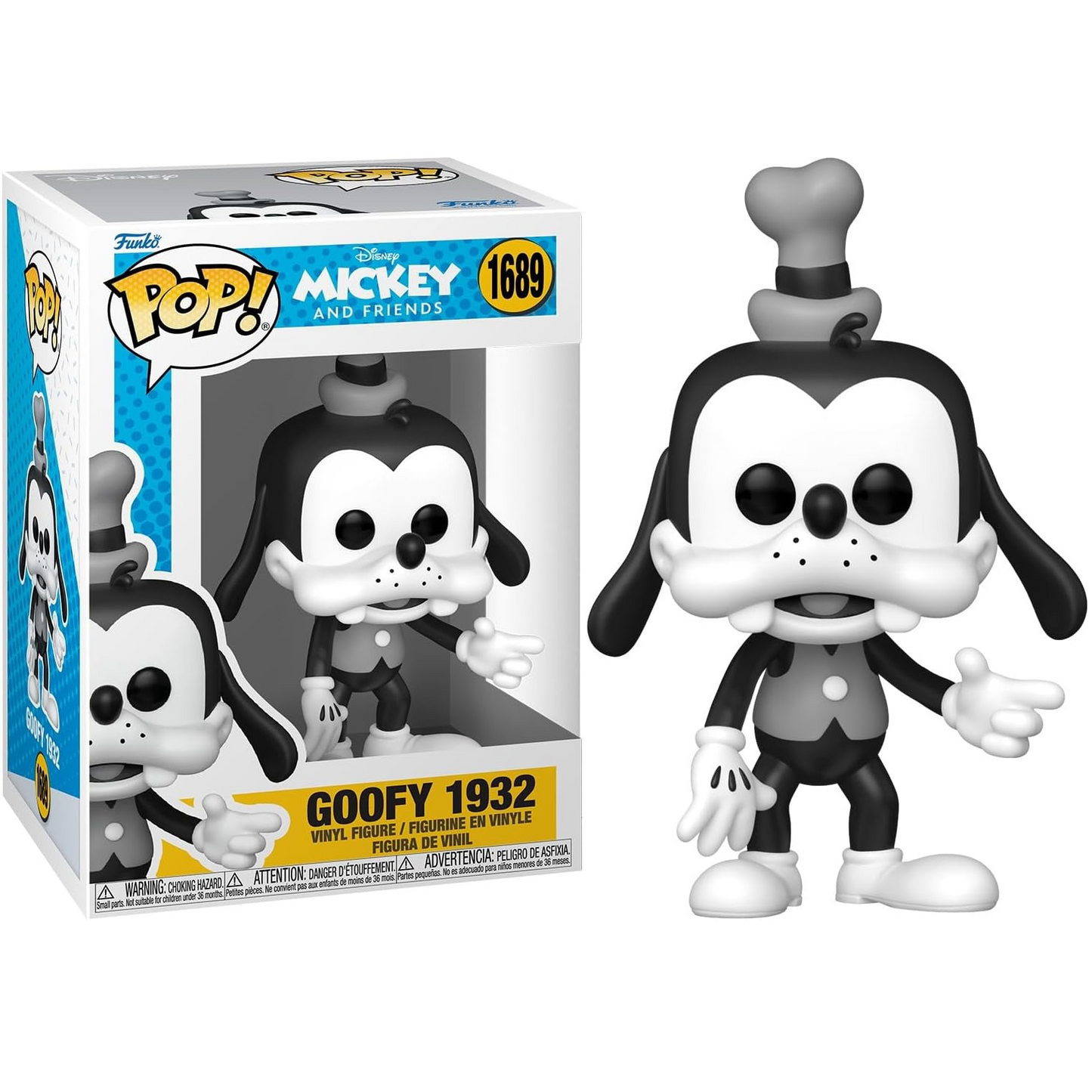 Funko Pop! Disney Mickey And Friends (1689) Goofy 1932 - Vinyl Figure 9cm