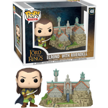 Funko Pop! Town The Lord Of The Rings - (48/1747) Elrond With Rivendell Figure 25cm