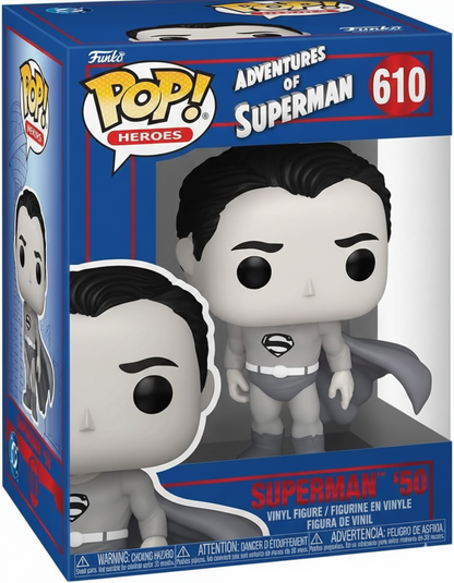 Funko Pop! Heroes Adventures Of Superman - (610) Superman '50 Vinyl Figure 9cm