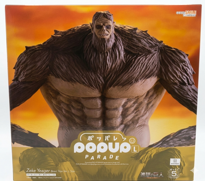 Good Smile Pop Up Parade Attack on Titan: Zeke Yeager Beast Titan Figure 22 cm PVC