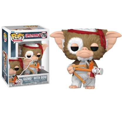 Funko Pop ! Movies Gremlins 2 - (1753) Gizmo W/ Bow Con Arco Vinyl Figure 9Cm