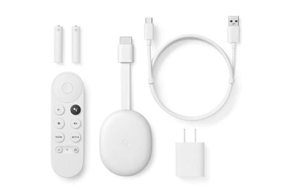 Google Chromecast Con Google Tv 4K Hdr Bianco Ghiaccio Smart Tv Uhd Wi Fi Nuovo