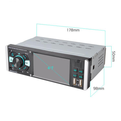 AUTORADIO STEREO PER AUTO 1 DIN SCHERMO 4.1" BLUETOOTH MP5 DOPPIO USB TF FM AUX