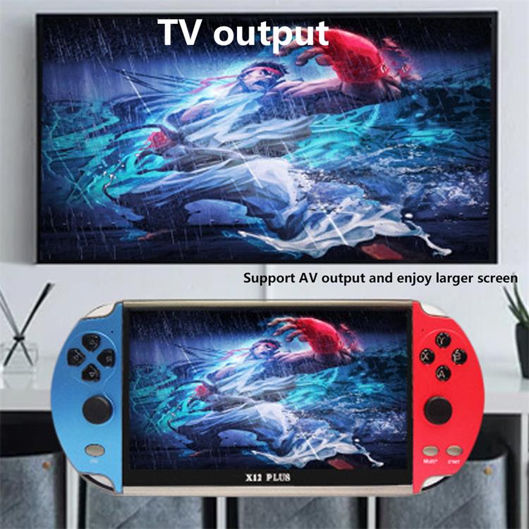 CONSOLE PORTATILE 16GB STATION DISPLAY 7" POLLICI 32 BIT GIOCHI VIDEOGIOCO MP5